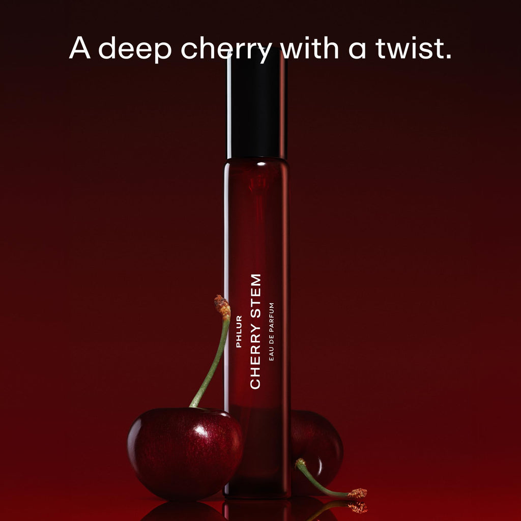 PHLUR Cherry Stem Eau de Parfum, Fruity Woody Cherry Perfume