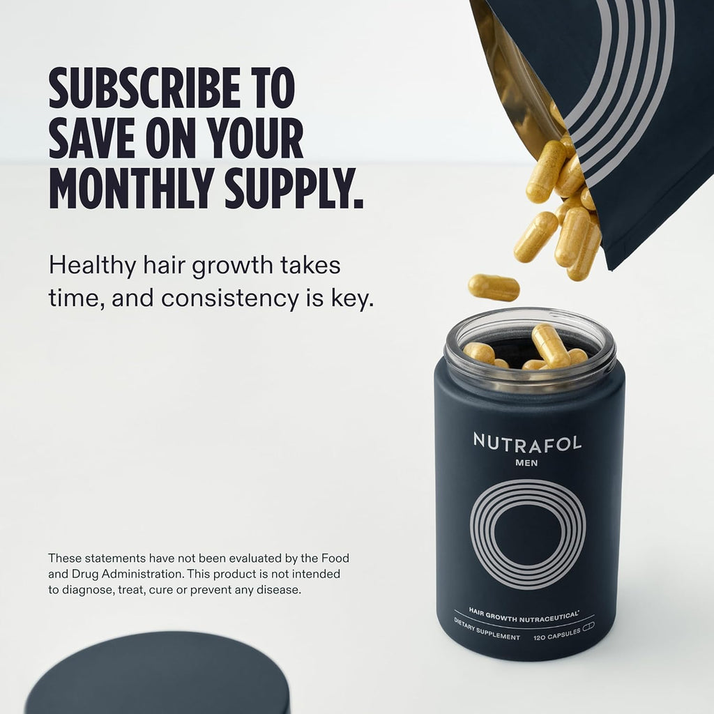 Nutrafol Men's Hair Growth Supplements for Thinning Hair