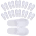 Tbestmax 24 Pairs Disposable Closed-Toe Spa Slippers