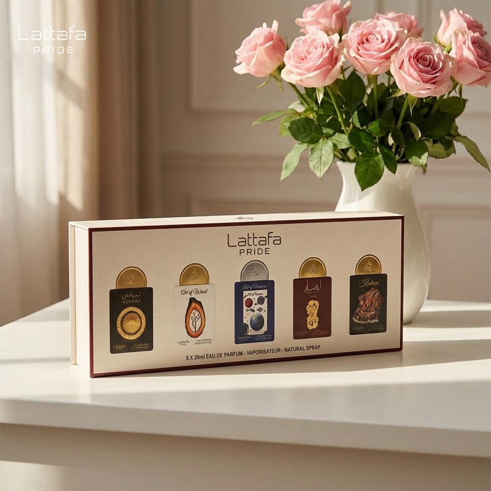 Lattafa Pride Collection No. 3 Eau de Parfum Gift Set – Five 20ml Sprays