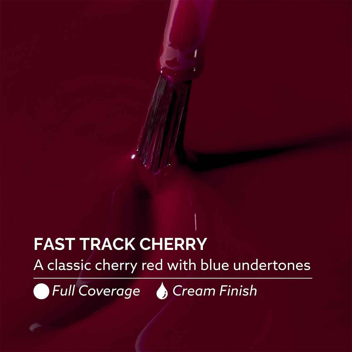 Dazzle Dry Nail Lacquer Step 3 – Fast Track Cherry, 0.5 fl oz