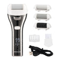 Electric Foot Callus Remover, Rechargeable Pedicure File, 3 Roller Heads, 3 Speeds