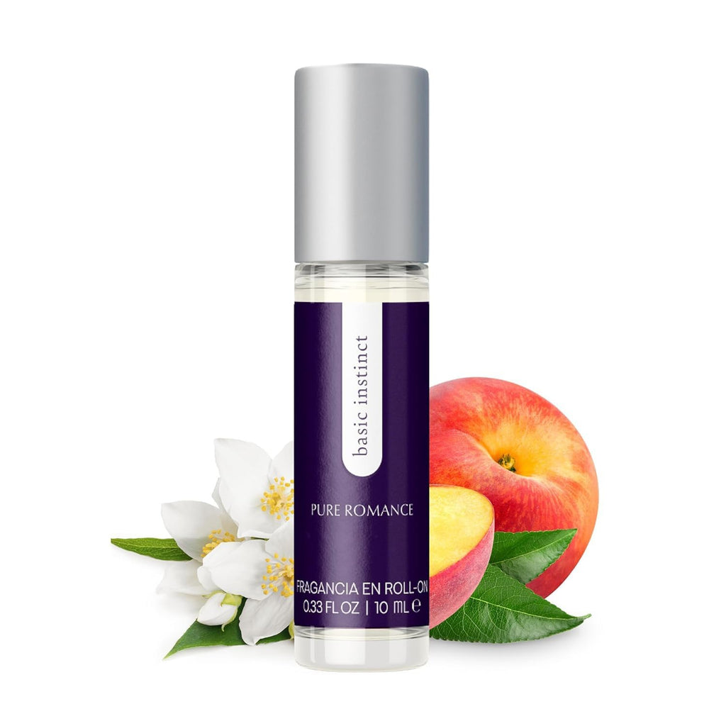 Pure Romance Basic Instinct Pheromone Roll-On Perfume, 0.35 fl oz