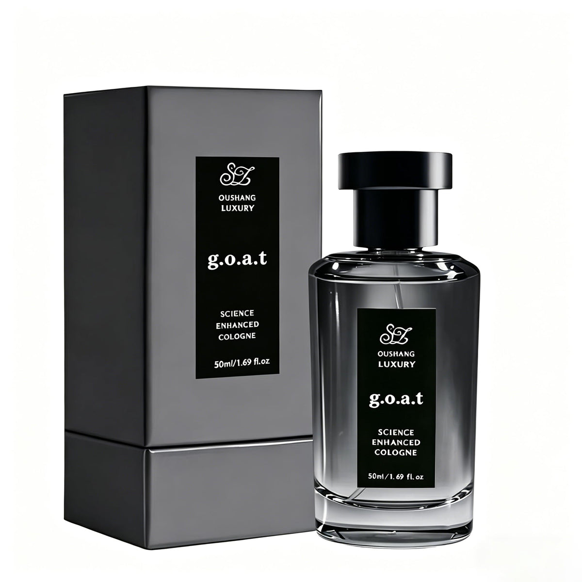 OUSHANG Midnight Marine Men's Eau de Parfum, Ocean Citrus & Woody Amber, 50ml