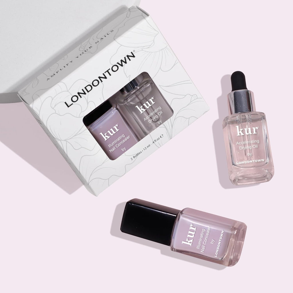 LONDONTOWN kur 2-Piece Nail Concealer and Drying Oil Set
