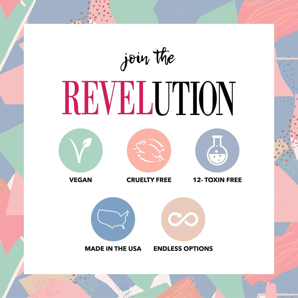 Revel Nail Sensitive Dip Powder Liquid Set with HEMA-Free Gel Top Coat