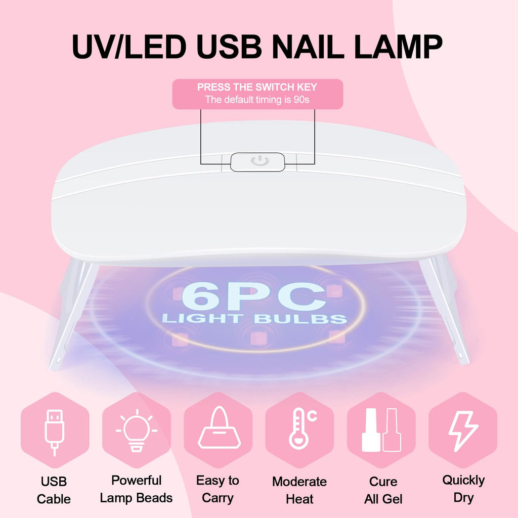 COSCELIA Acrylic Nail Kit with Acrylic Powder