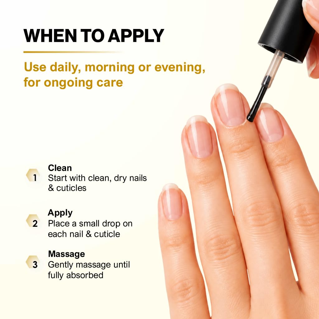 Bee Naturals Nail & Cuticle Oil with Avocado and Castor Oils