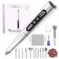 Denabuty Silver Cordless Electric Nail Drill Machine, 35,000 RPM