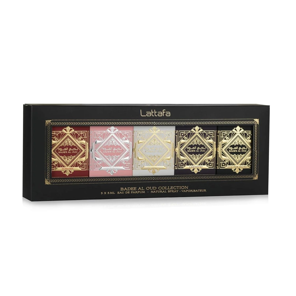 Lattafa Bade'e Al Oud Collection 5 x 5 ml Eau de Parfum Gift Set
