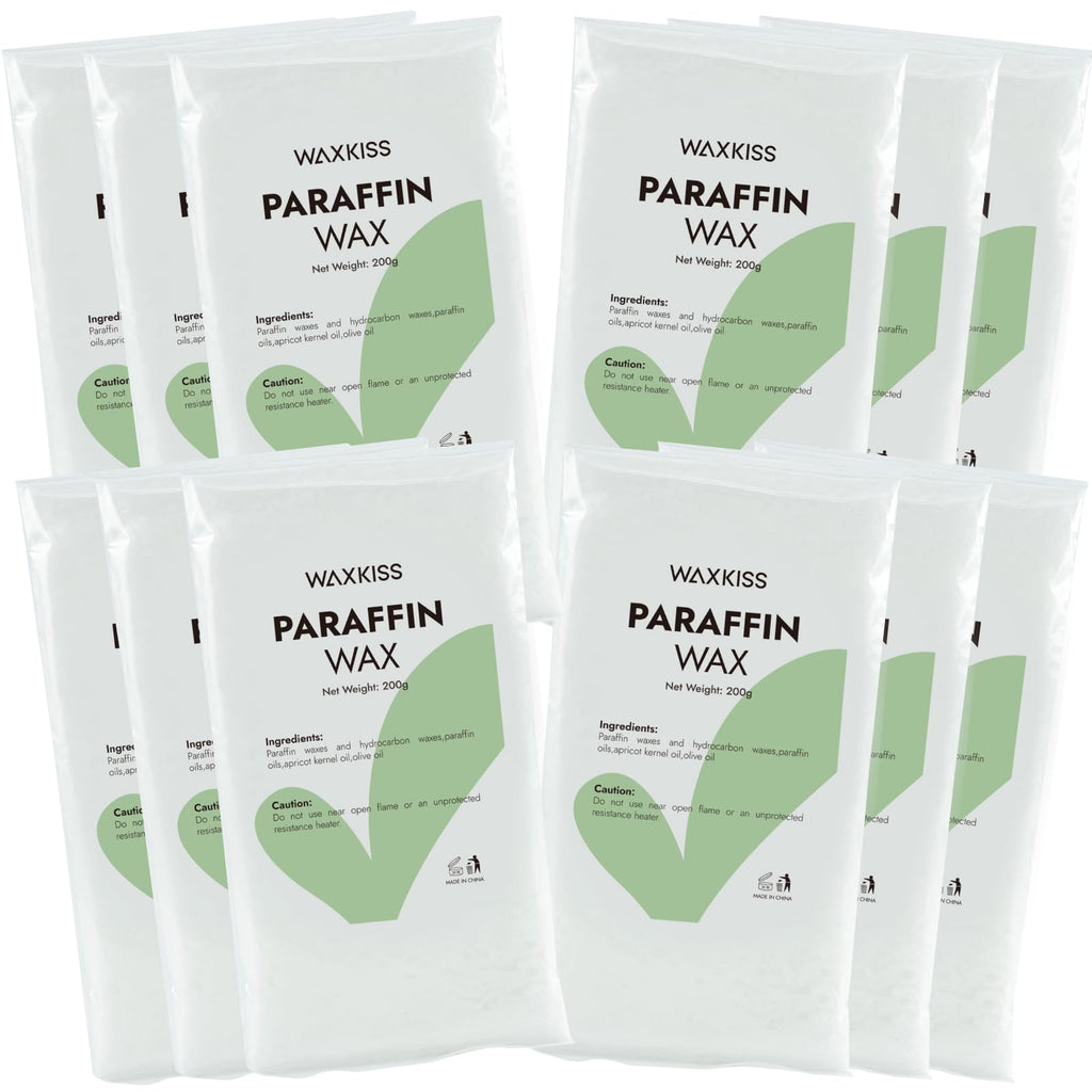 Unscented Paraffin Wax Refills for Hands and Feet, 12 Packs
