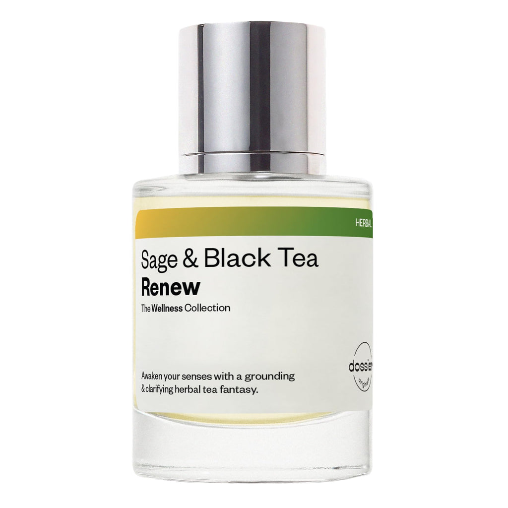 Dossier Originals Sage & Black Tea Renew Eau de Parfum, Unisex, 1.7 fl oz