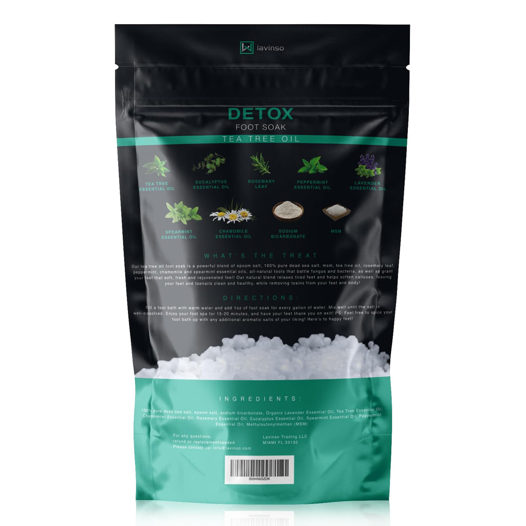 Tea Tree Oil Foot Soak with Epsom Salt