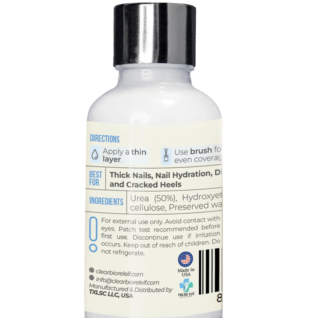 Urea Nail Gel for Fingernail and Toenail Care