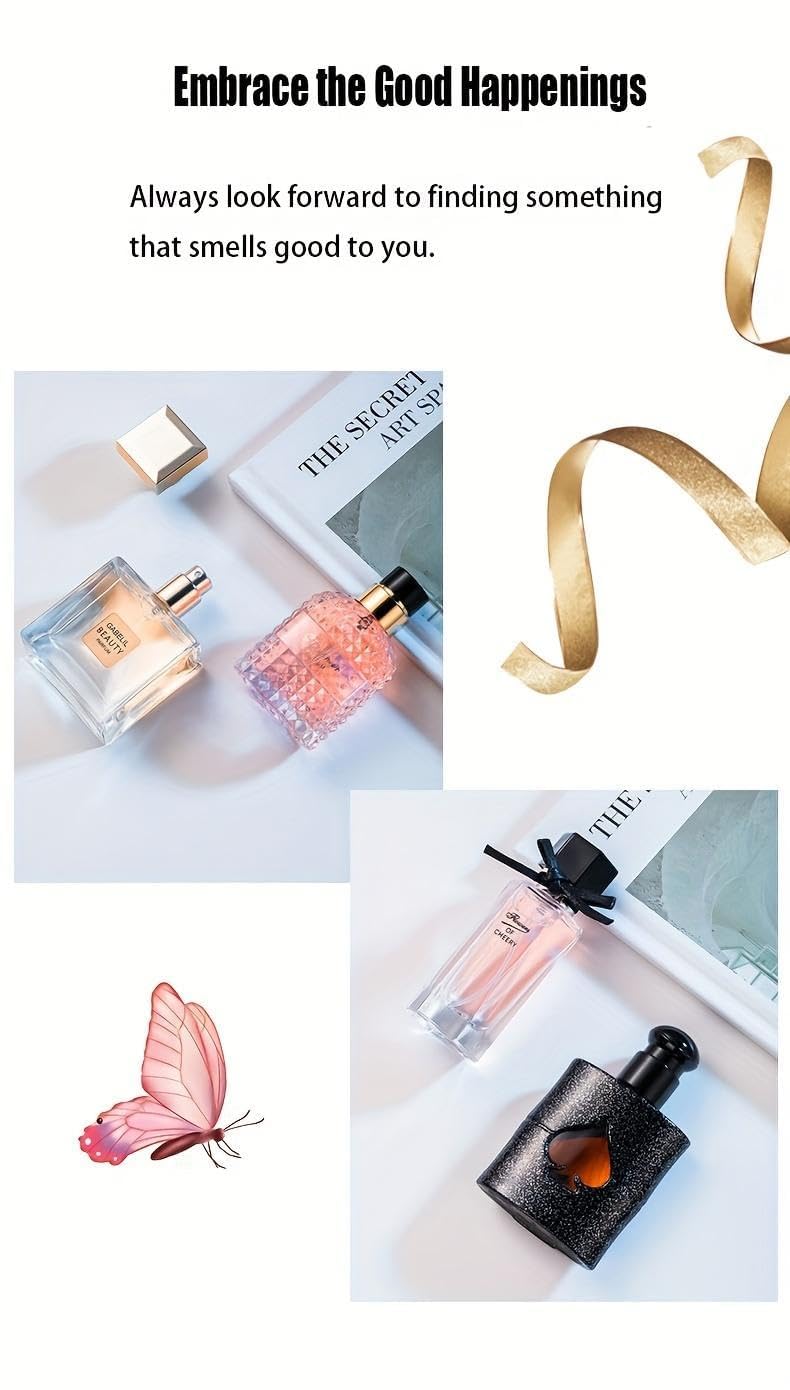 Women's Perfume Set, 4 Floral & Fruity Fragrances, 105 ml Gift Box