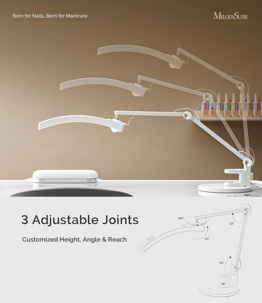 MelodySusie Multi-Functional Manicure Table Lamp S-Pro29G