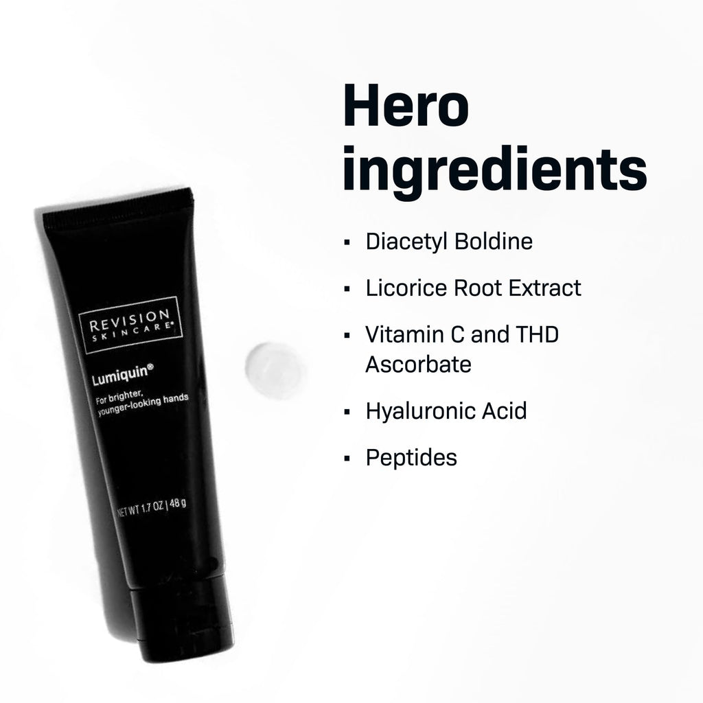 Revision Skincare Lumiquin Hand Cream with Vitamin C & Hyaluronic Acid