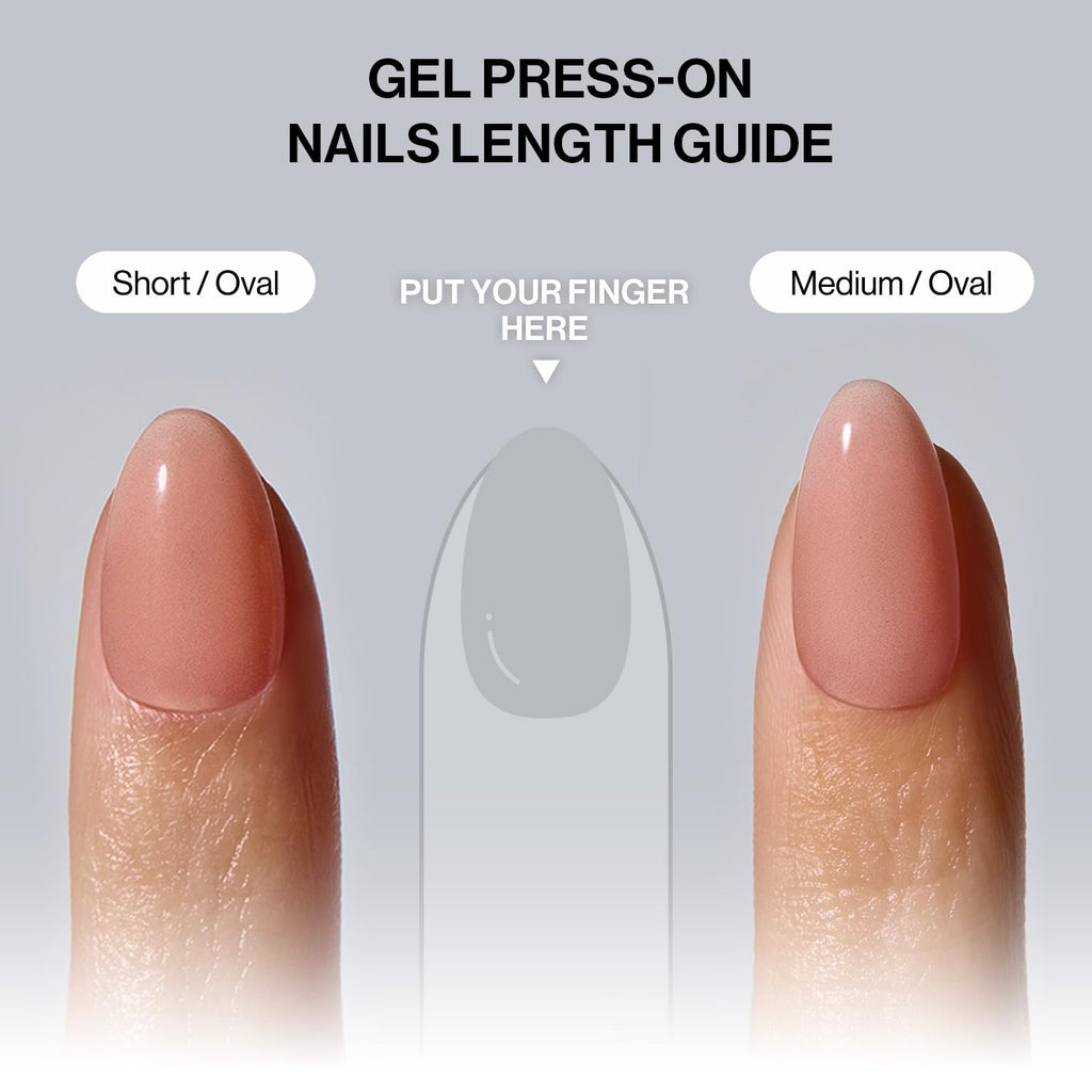 ohora Real Gel Press-On Nails – No UV Lamp, No Glue