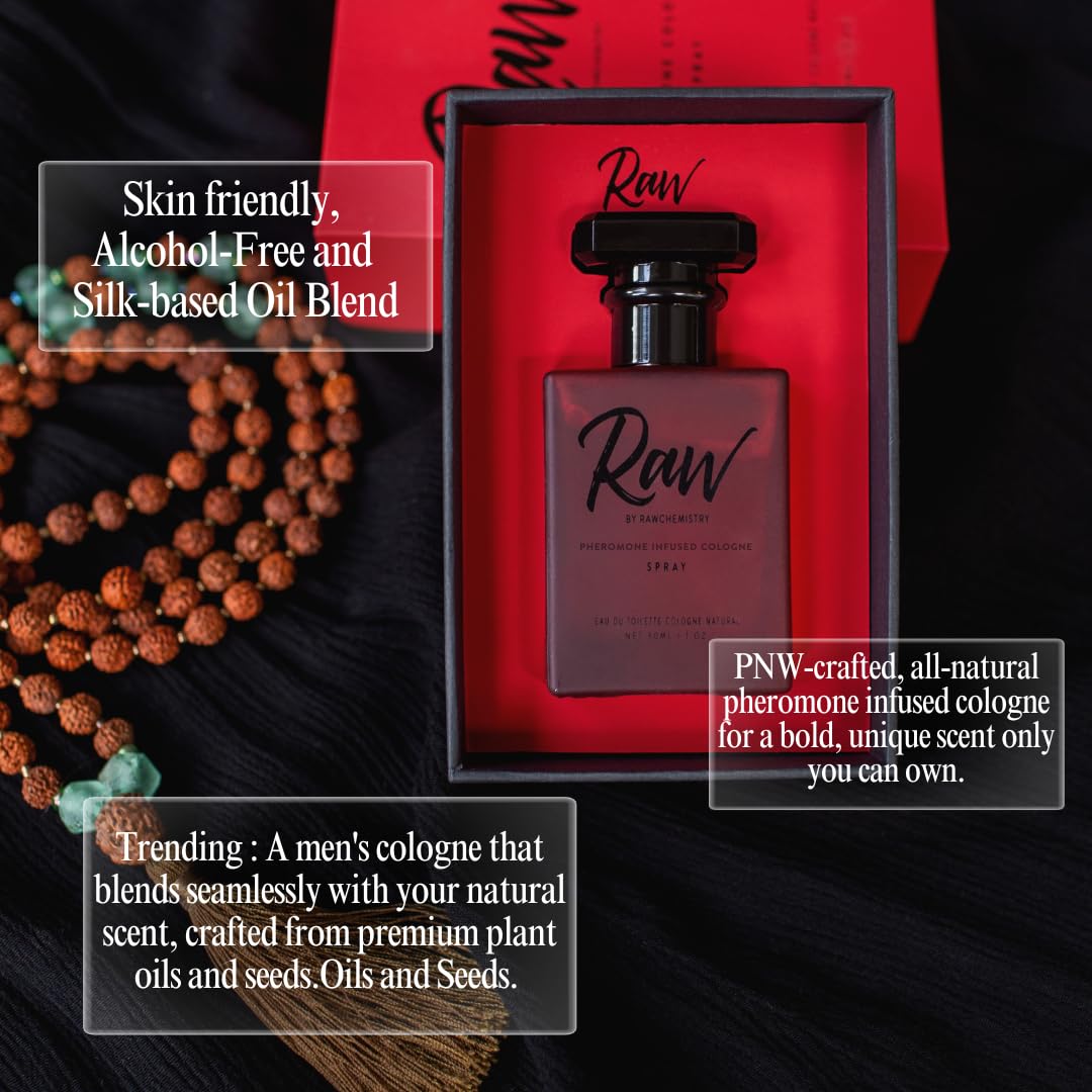 RawChemistry Pheromone-Infused Men's Cologne Spray, 1 oz