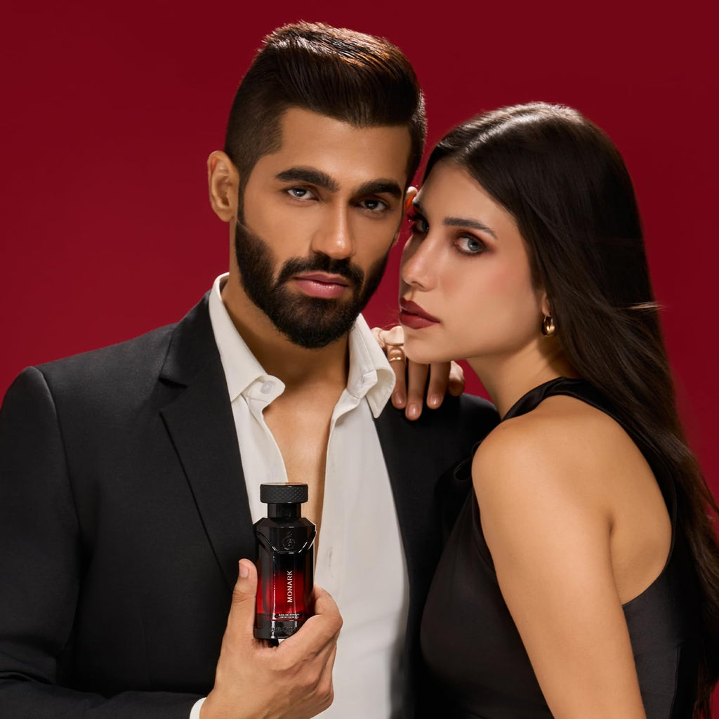 EMBAROUGE Monark Eau de Parfum, Woody Spicy Smoky Fragrance for Men