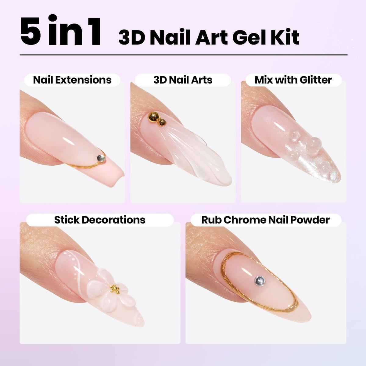 Beetles Nail Art Gel for Creative Manicures