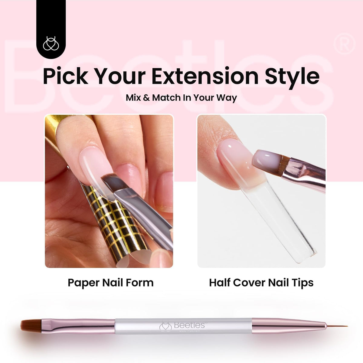 Beetles Builder Nail Gel for Nail Extensions and Strengthening
