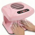 Pink 300W Air Nail Dryer with Hot & Cool Air for Regular Nail Polish