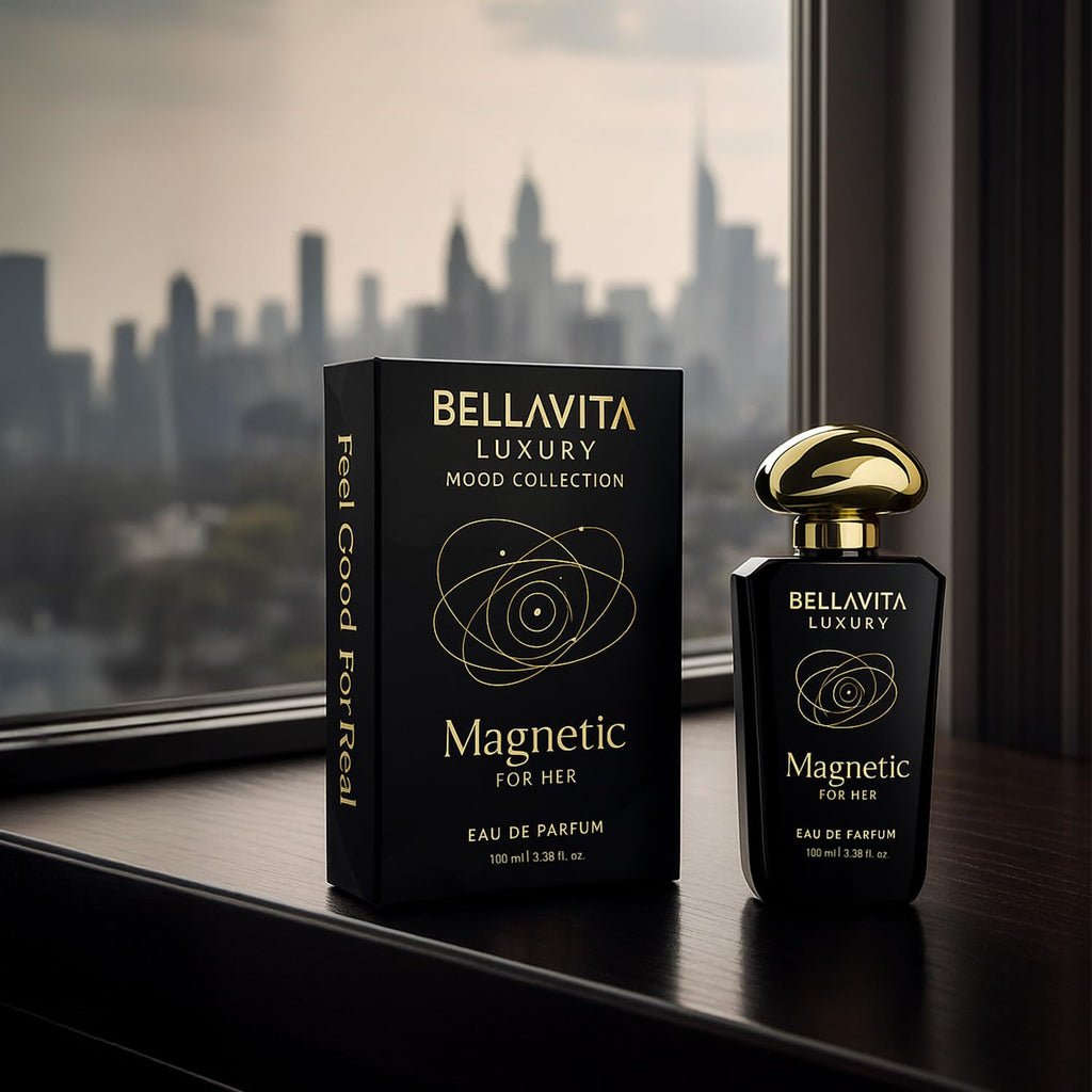 Bellavita Magnetic Eau de Parfum for Women, Floral-Gourmand