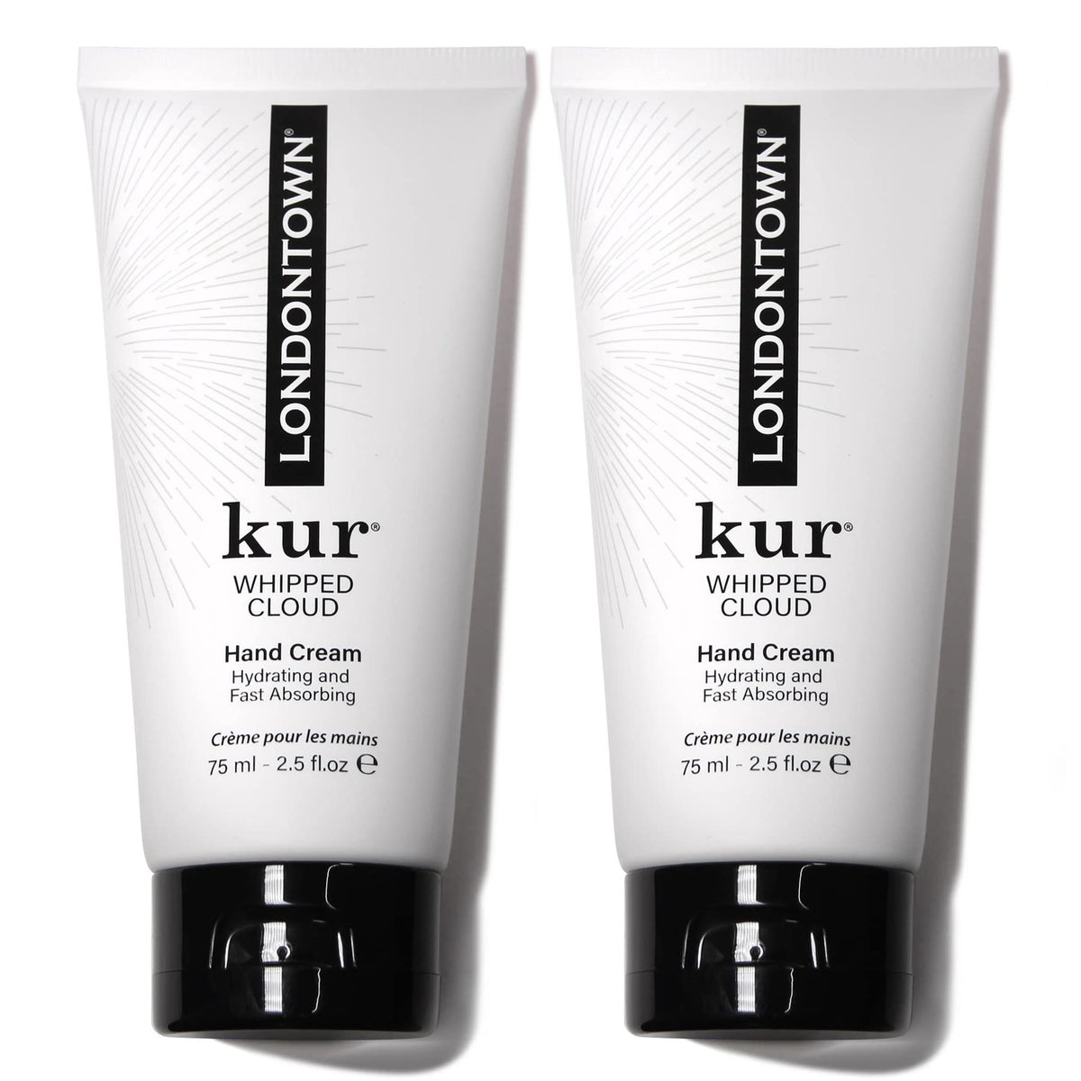 LONDONTOWN kur Whipped Cloud Hydrating Hand Cream, 2.5 fl oz, 2 Pack