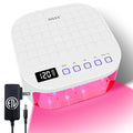 MEKK 54W Cordless UV LED Nail Lamp with Red Light and Auto Sensor