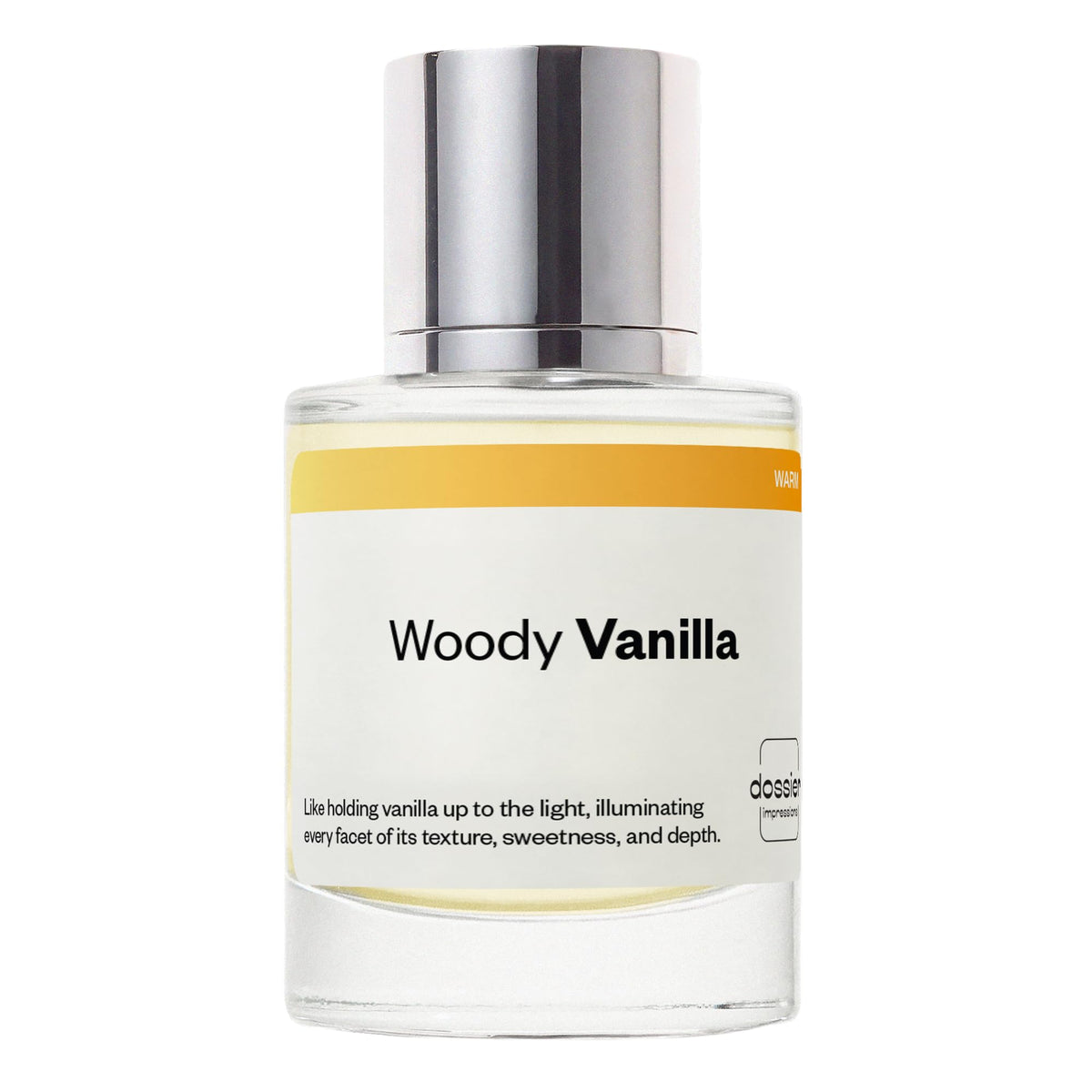 Dossier Woody Vanilla Eau de Parfum, Unisex Vanilla Fragrance