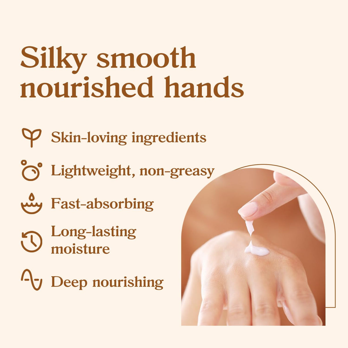 Hand Cream with Plant Extracts, Travel Size Moisturizing Hand Lotion