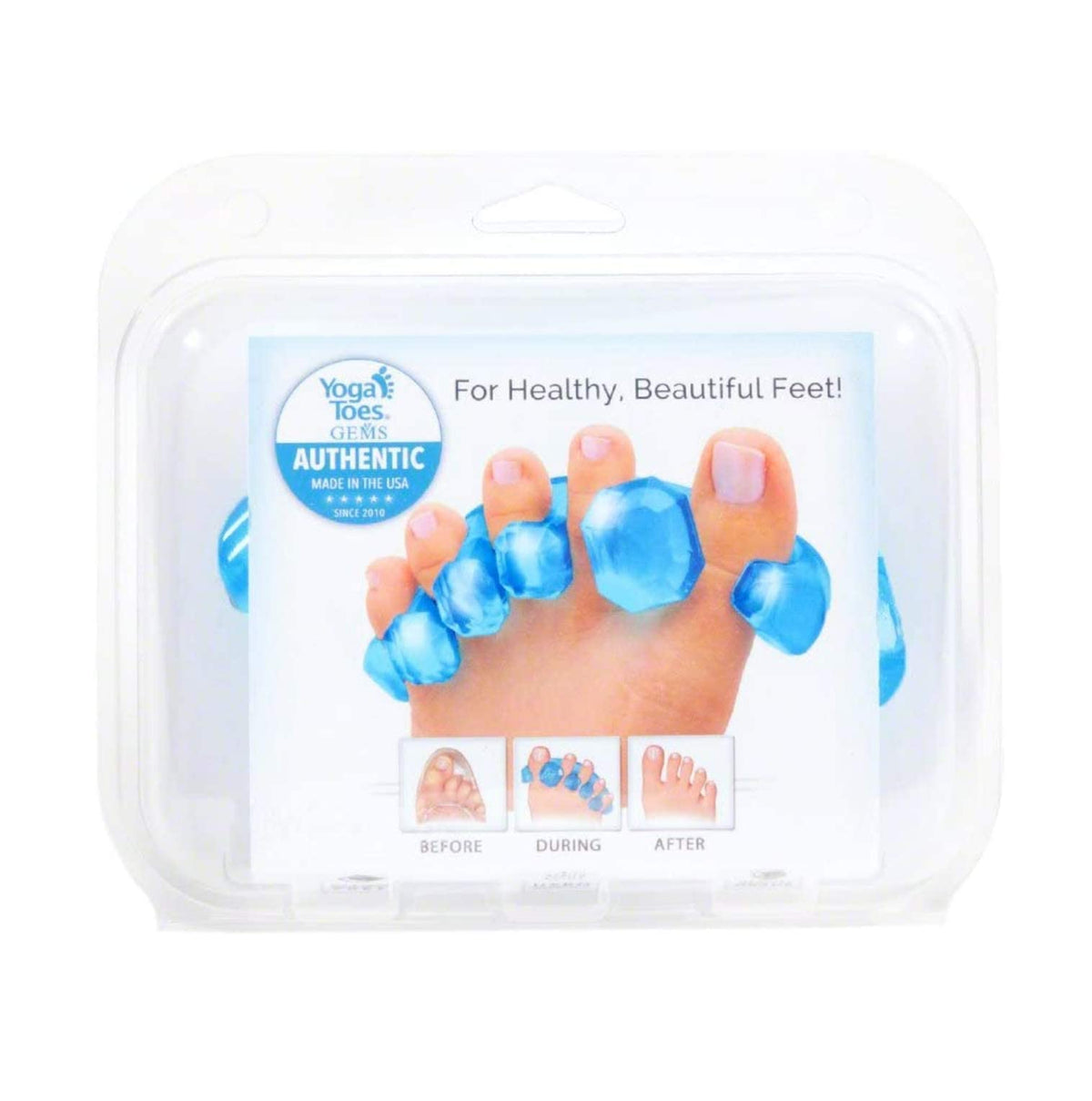 YogaToes GEMS Gel Toe Stretcher & Separator, Small, Pair