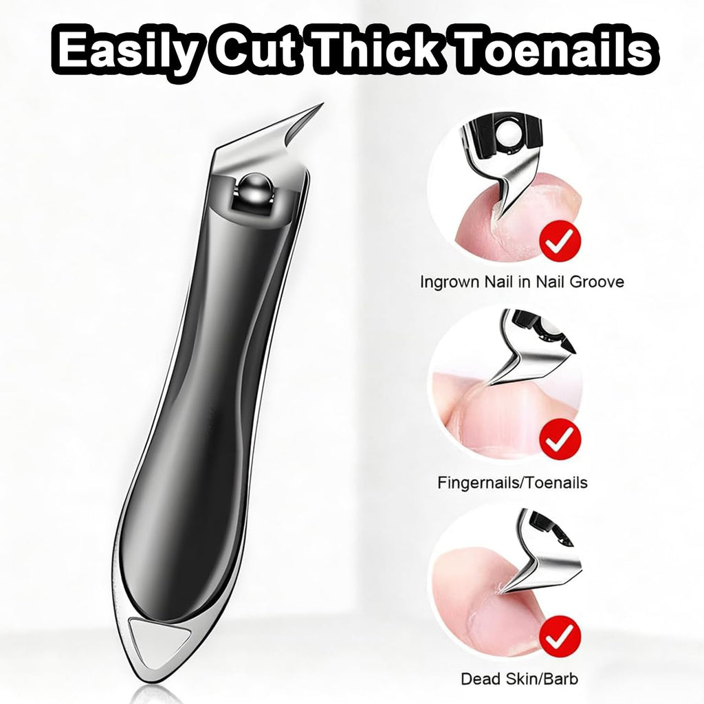 Rechargeable 4-in-1 Electric Nail Clipper with LED Light