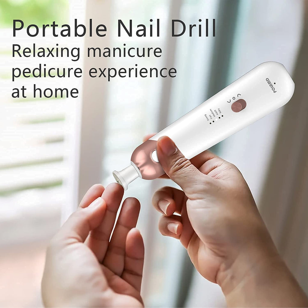 POLAMD Professional Electric Manicure & Pedicure Nail File Kit