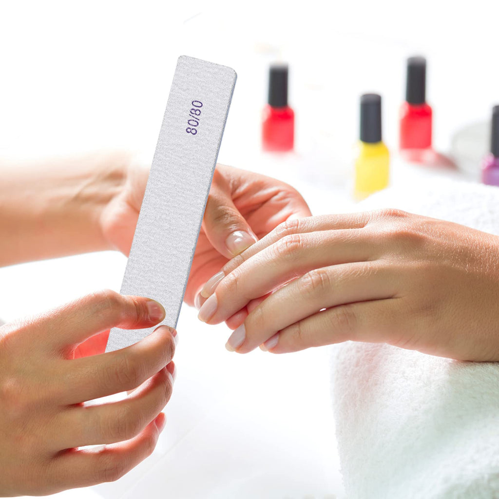Reusable Double-Sided Emery Nail Files for Manicure and Nail Care