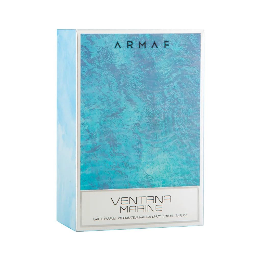 Ventana Marine by Armaf for Men Eau de Parfum Spray, 3.4 oz