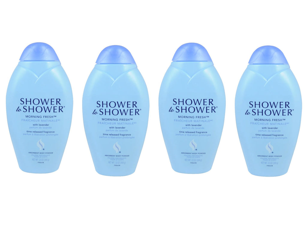 Shower to Shower Morning Fresh Lavender Body Powder, Talc-Free