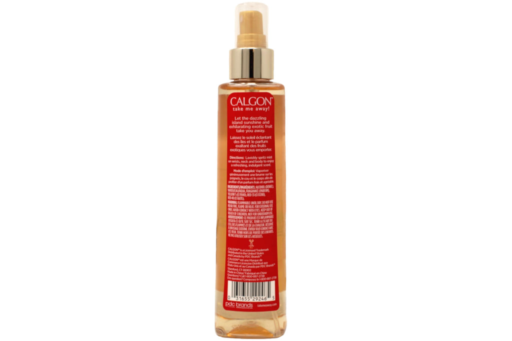 Calgon Hawaiian Ginger Fragrance Body Mist 8 oz Pack of 4
