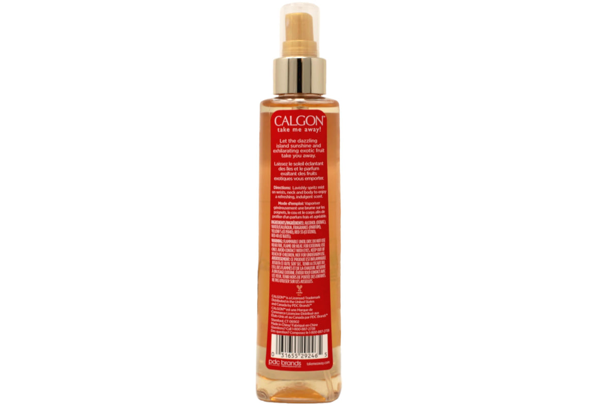 Calgon Hawaiian Ginger Fragrance Body Mist 8 oz Pack of 4