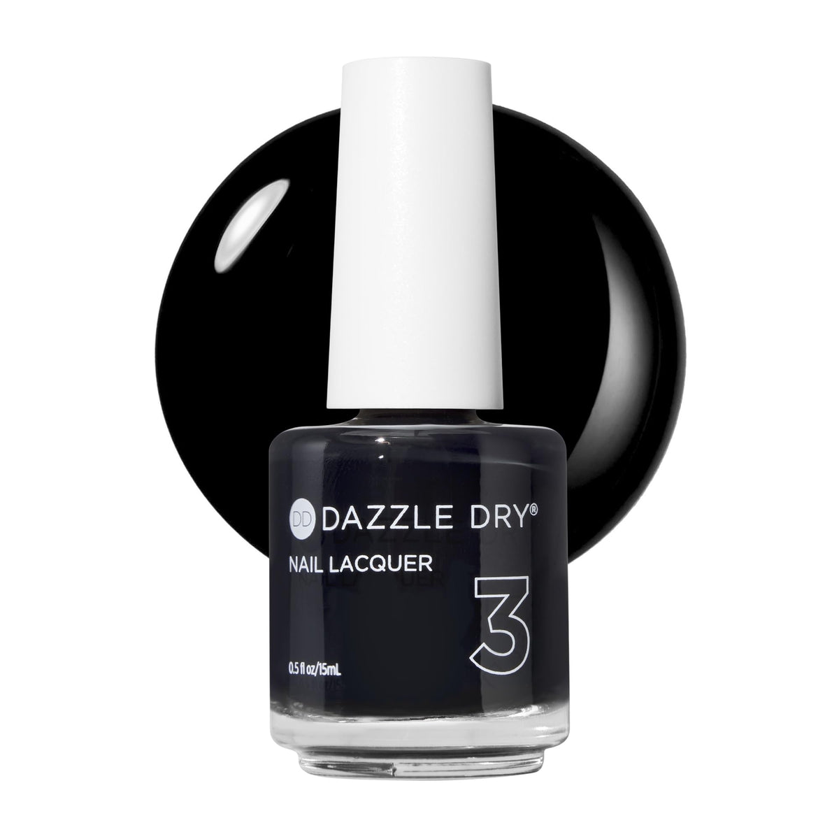 Dazzle Dry Nail Lacquer Step 3 – Midnight Express, 0.5 fl oz
