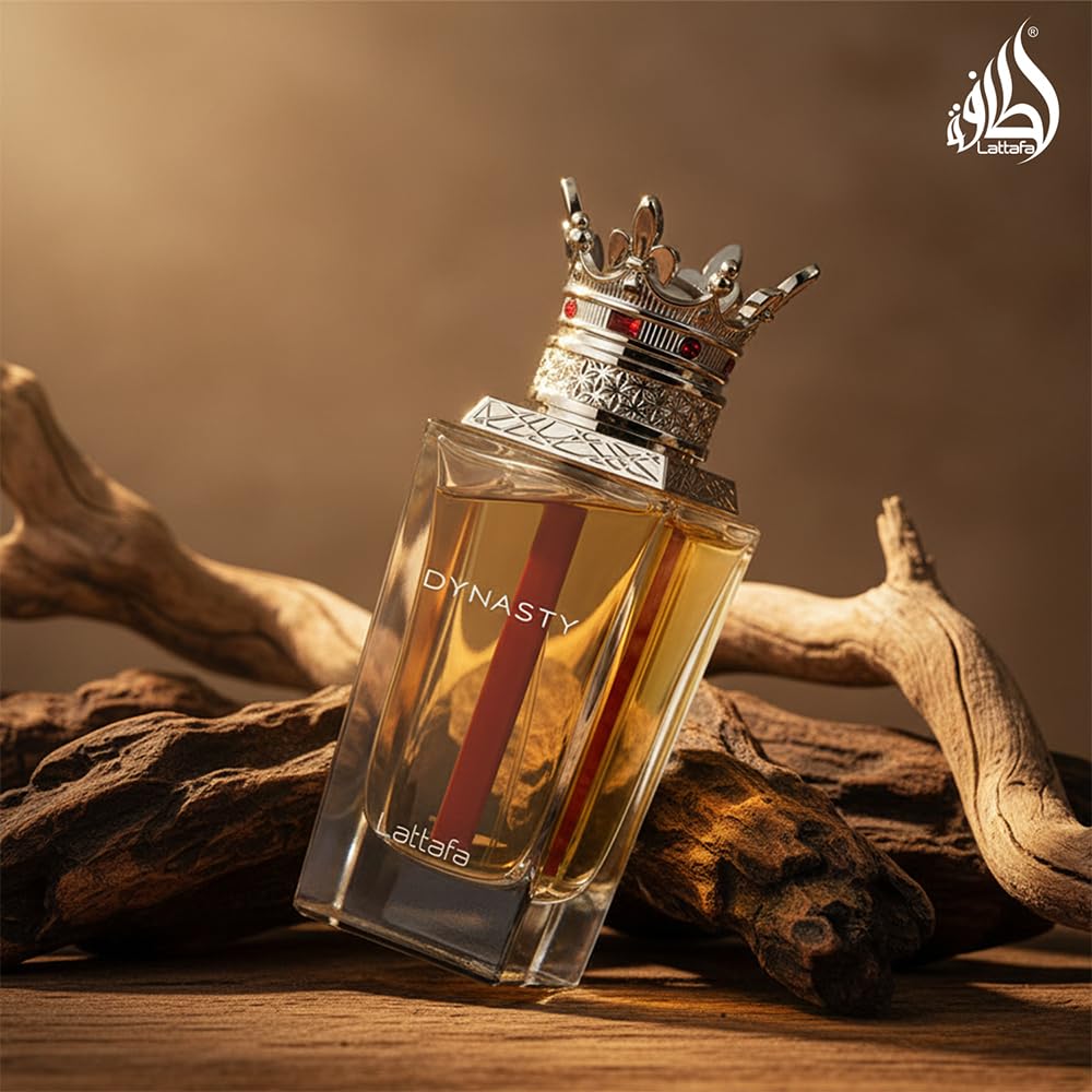 Lattafa Dynasty Fruity Spicy Woody Eau de Parfum Spray for Unisex, 3.4 oz