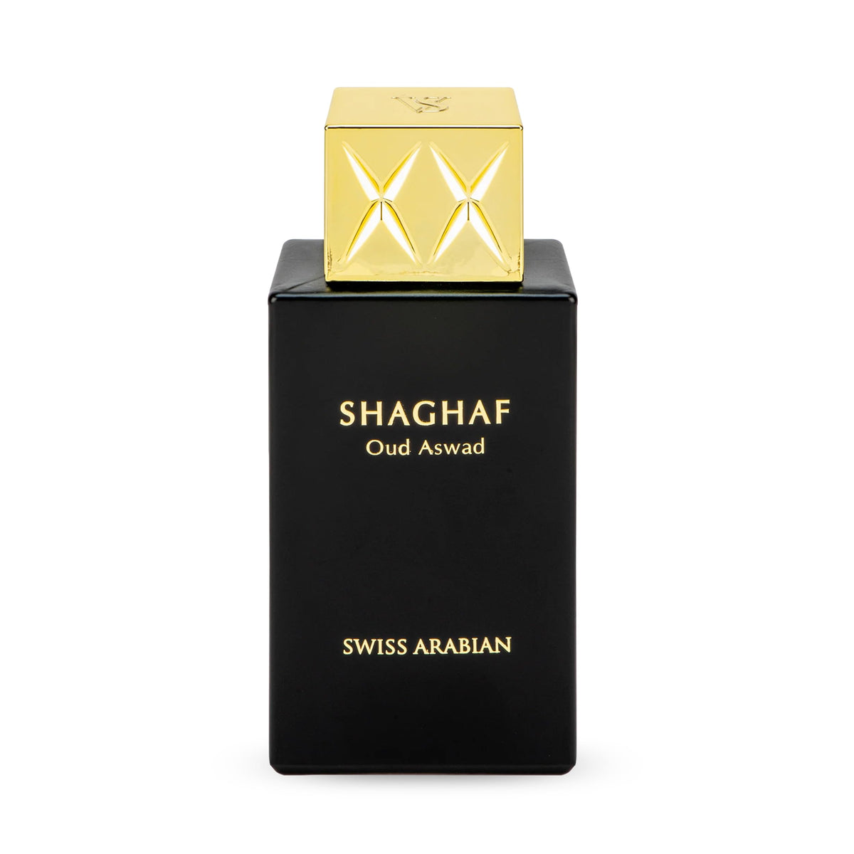Swiss Arabian Shaghaf Oud Aswad Eau de Parfum, Unisex Woody Oud Fragrance, 75ml