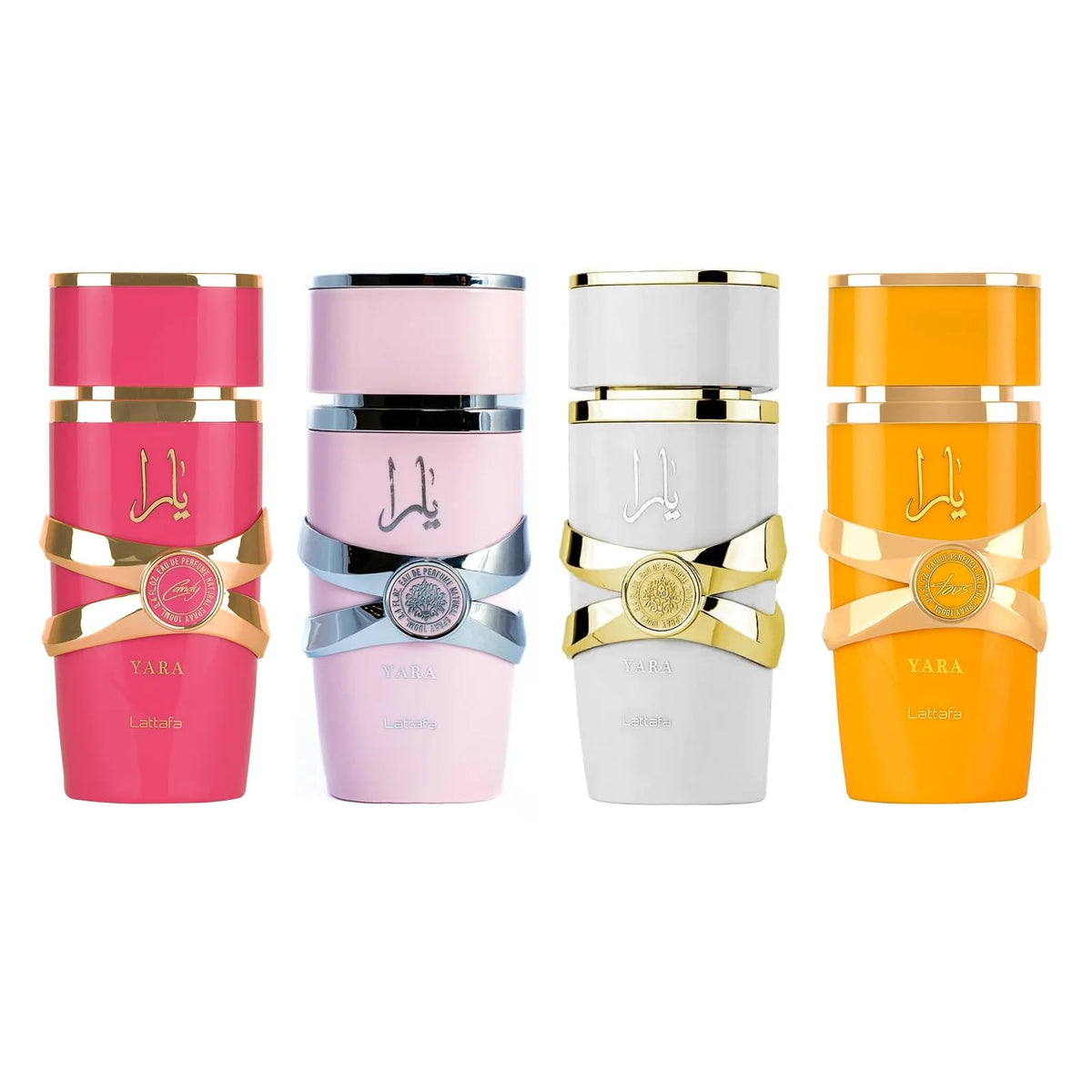 Lattafa Yara Collection Eau de Parfum Gift Set for Women, 4 x 5 ml