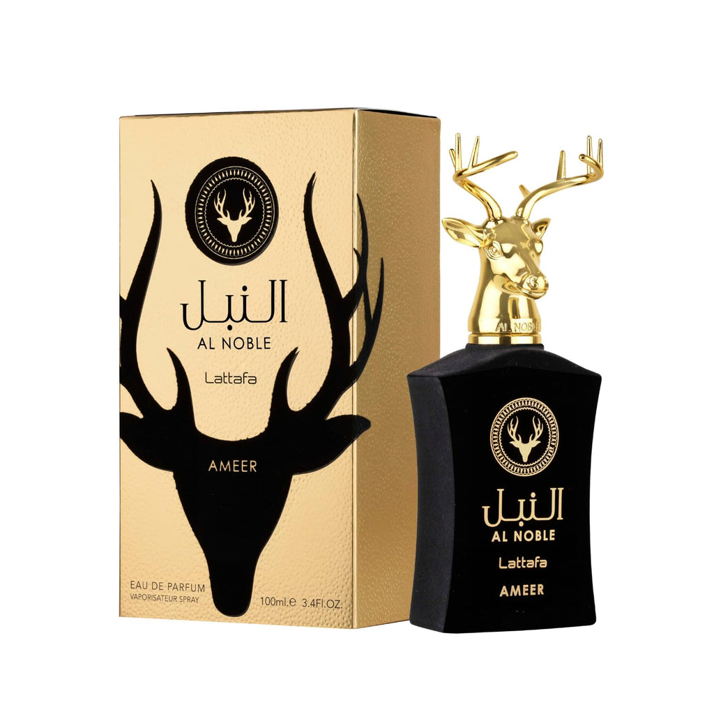Lattafa Al Noble Ameer Eau de Parfum Spray for Women and Men, 3.4 Fl Oz