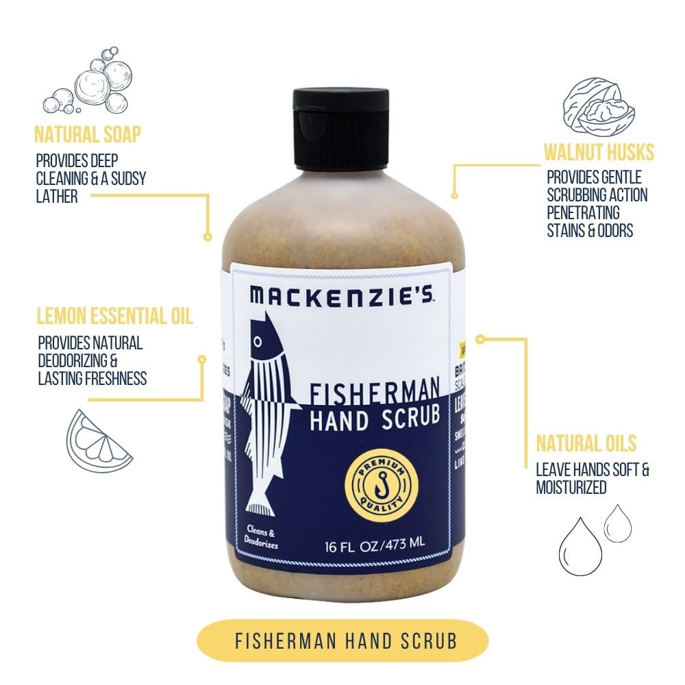 MacKenzie's Fisherman Hand Scrub Hand Cleaner & Deodorizer