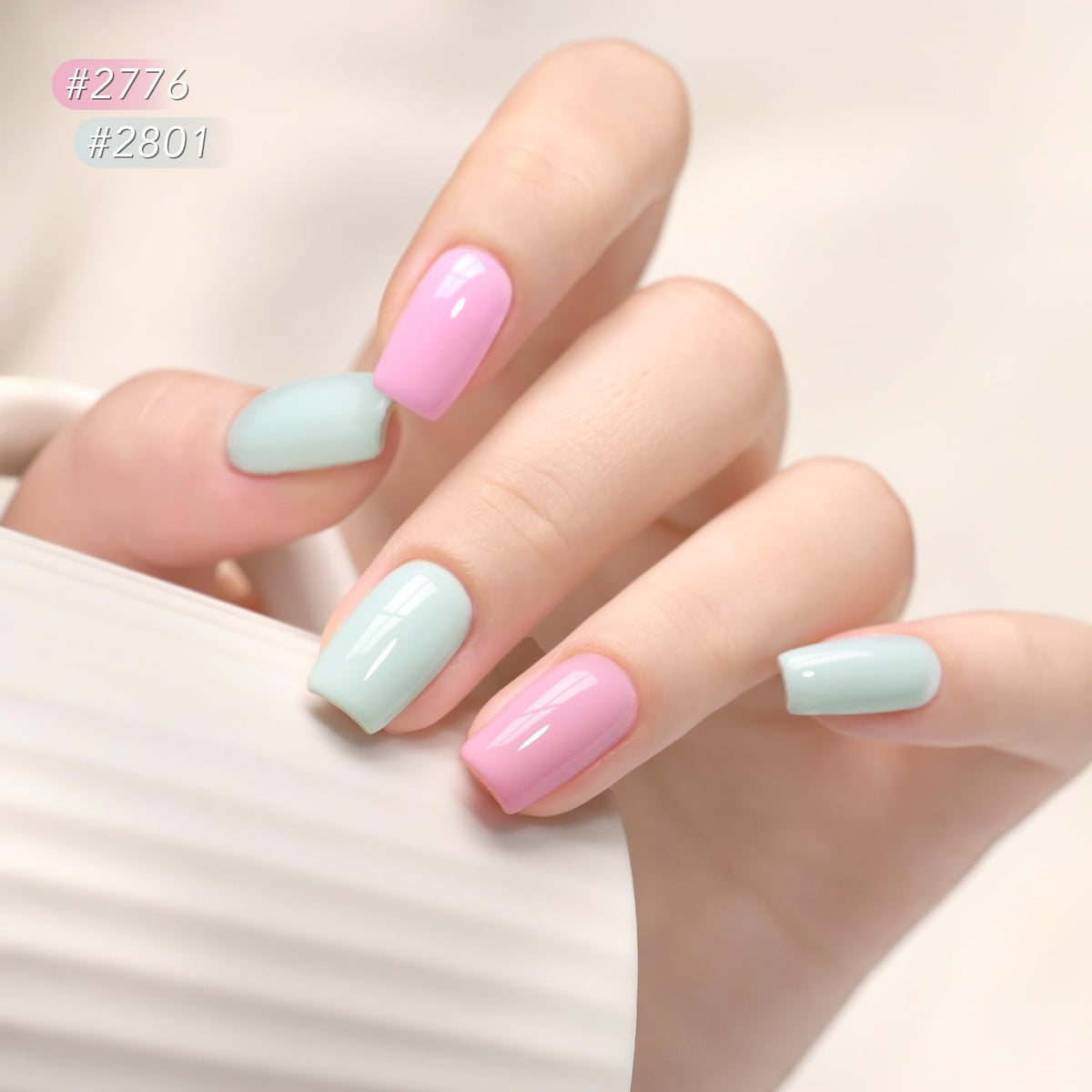 GAOY 23-Piece UV Gel Nail Polish Kit with Glossy & Matte Top Coats