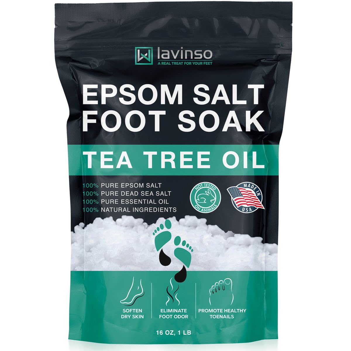 Tea Tree Oil Foot Soak with Epsom Salt
