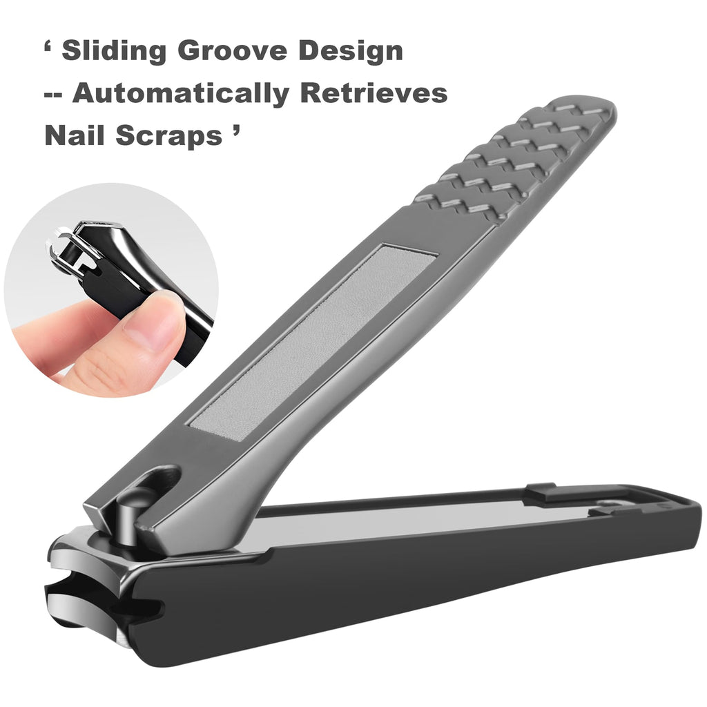 5-Piece 420J2 Stainless Steel Nail Clipper Set with Nail File