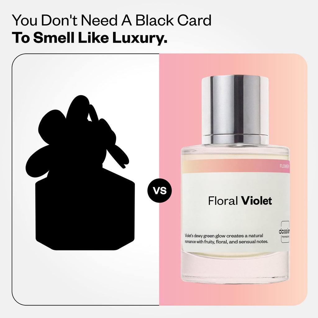 Dossier Floral Violet Eau de Parfum for Women, Inspired by Daisy, 1.7 fl oz